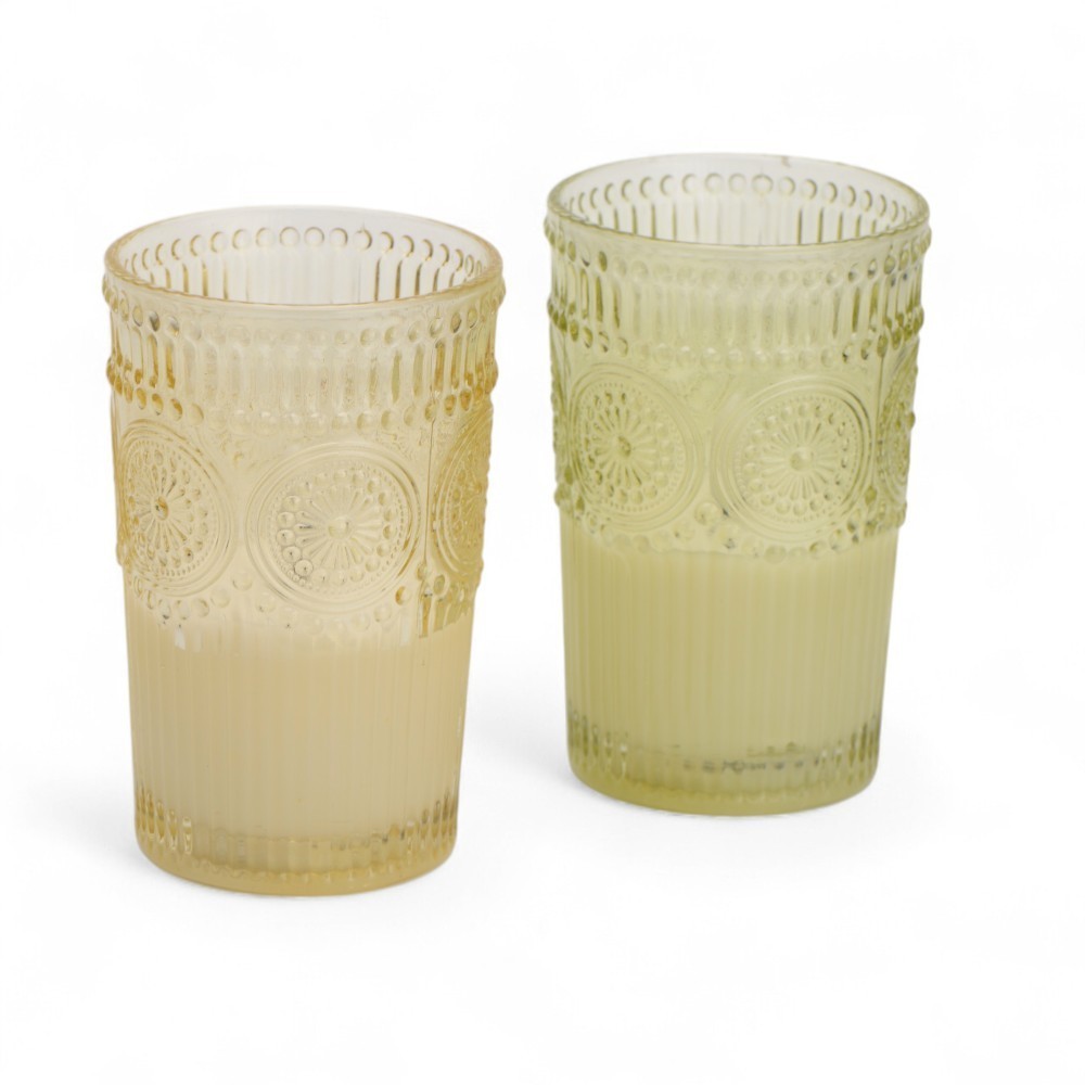 CANDELA LED VETRO 8X12.5 ASSORTITO